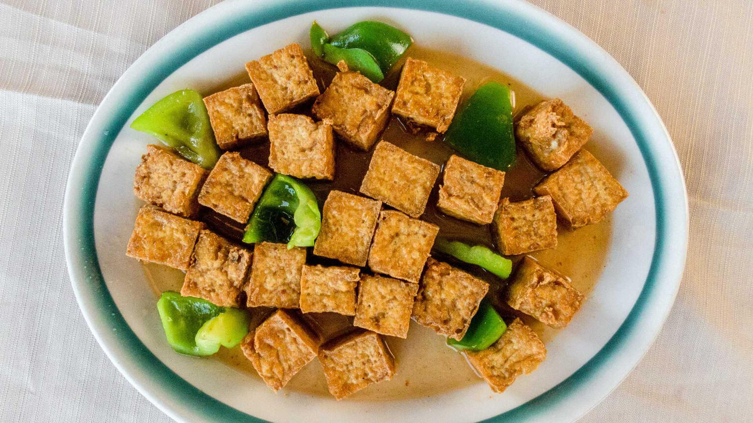 Hot Honey Lemon Tofu